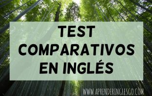 test comparativos en inglés