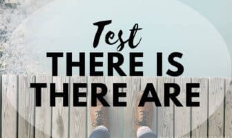 test there is y there are