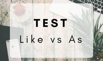 Test As vs Like - ejercicios para practicar