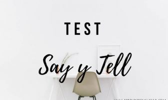 test say y tell - ejercicios para practicar