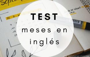 Test meses en inglés - Ejercicios para practicar