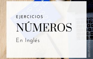 Ejercicios números en inglés