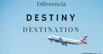Diferencia de uso entre DESTINY y DESTINATION en inglés y español